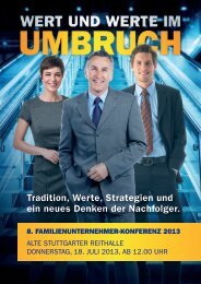 Tradition, Werte, Strategien und ein neues Denken der ... - VdU