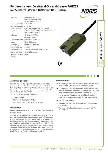 Datenblatt - Noris Group