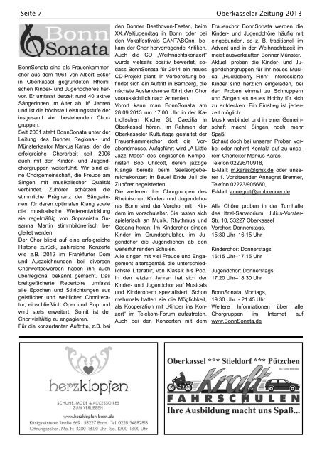 Oberkasseler Zeitung - VdO-Oberkassel