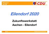 Zukunftswerkstatt Aachen - Eilendorf - CDU Aachen