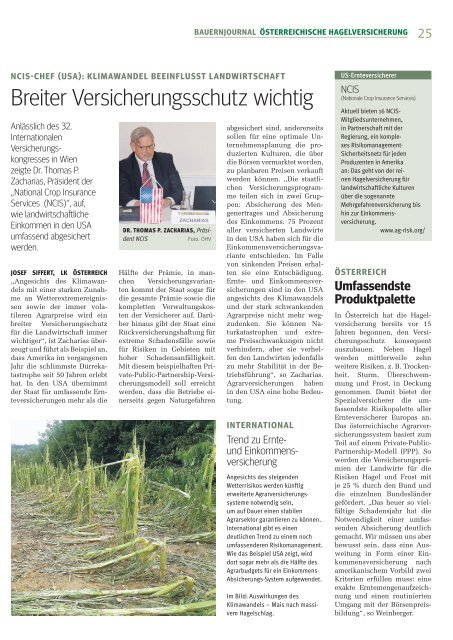 Der Bauer . 30. Oktober 2013 - Landwirtschaftskammer Oberösterreich