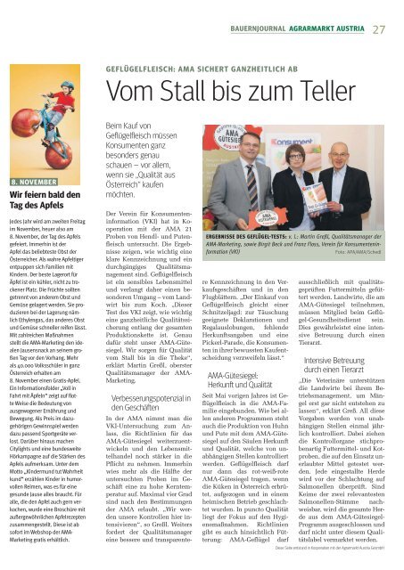 Der Bauer . 30. Oktober 2013 - Landwirtschaftskammer Oberösterreich