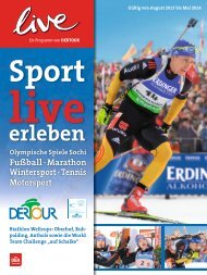 DERTOUR - Sport live erleben - 2014