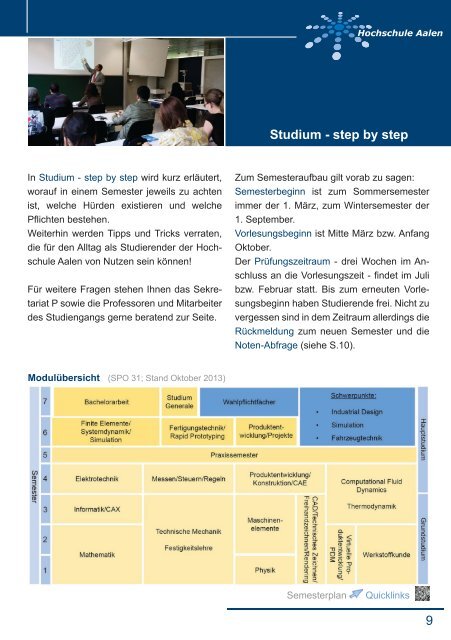 Informationsbroschüre für Studierende - Hochschule Aalen