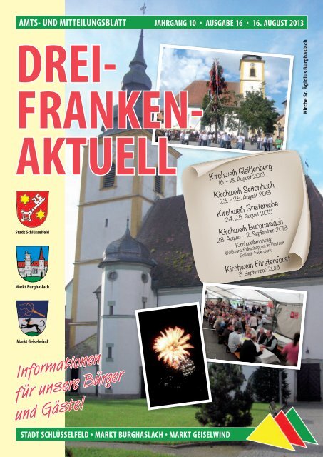 Drei-Franken-Aktuell - Stadt Schlüsselfeld
