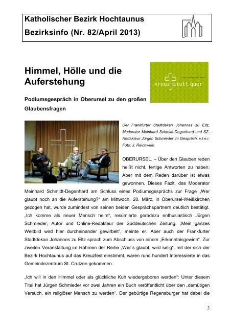 Newsletter - Katholisches Oberursel