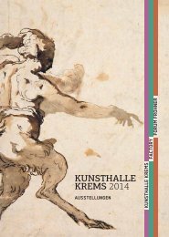 Jahresprogramm Kunsthalle Krems 2014