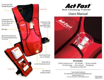User's Manual - Act Fast Med