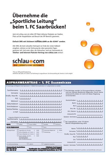 FCS - S - 1. FC Saarbrücken