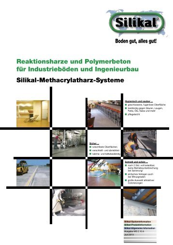 Downloads - Silikal Reaktionsharzsysteme und Polymerbeton