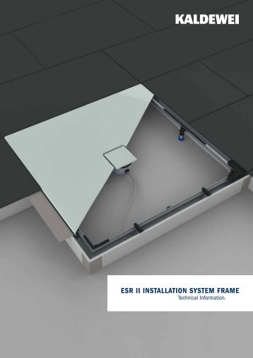 ESR II INSTALLATION SYSTEM FRAME - Kaldewei