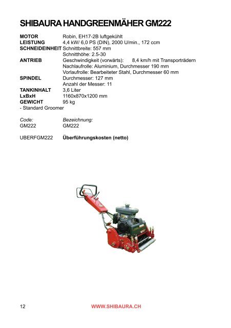 shibaura ss1700 - hostettler motoren ag