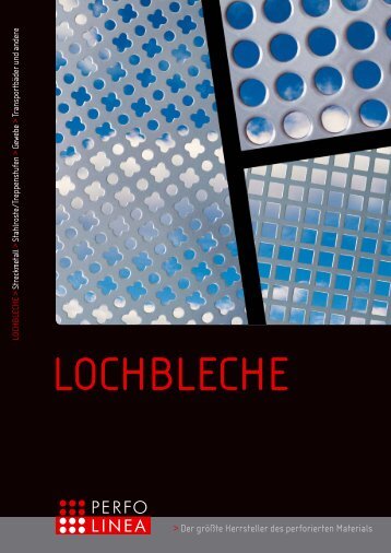 Lochbleche Katalog - PERFO LINEA