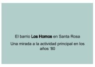 El barrio Los Hornos Los Hornos en Santa Rosa Una mirada a la ...