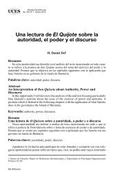 Una lectura de El Quijote sobre la autoridad, el poder y el ... - UCES