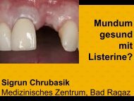 Mundum gesund mit Listerine?