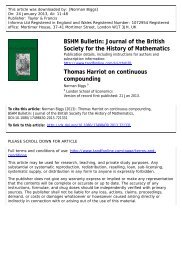 Thomas Harriot on continuous compounding