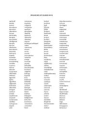 spelling list seniors(3) - Alok Vidyashram