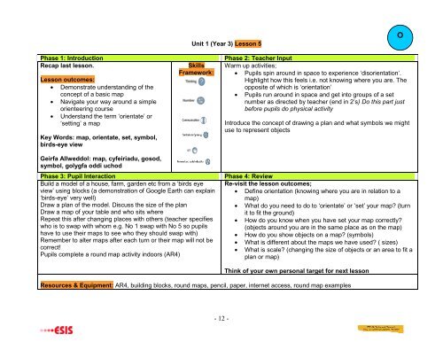 Scheme of work Adventurous Activities key stage 2