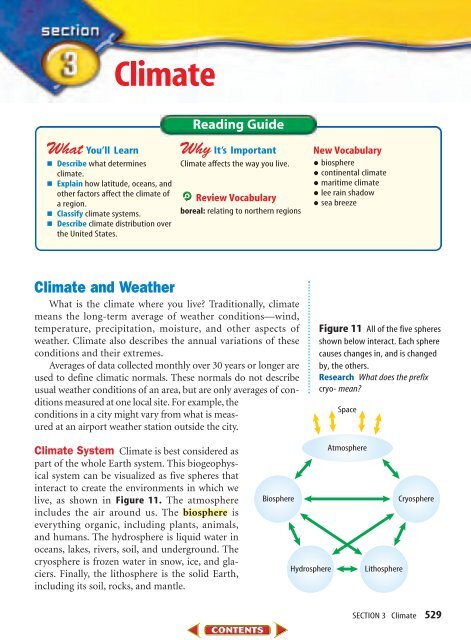 CHAPTER 17 Weather and Climate - Mr. Barrow's Science Center