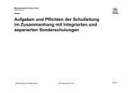 5 Aufgaben und Pflichten der Schulleitung - Volksschulamt - Kanton ...