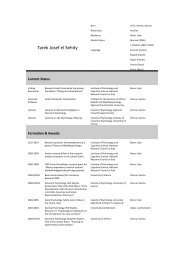 Tarek Josef el Sehity - Institute of Cognitive Sciences and ...