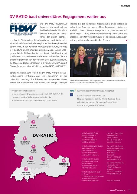 DV-RATIO Management-Beratung: Methoden, Ziele, Erfolge