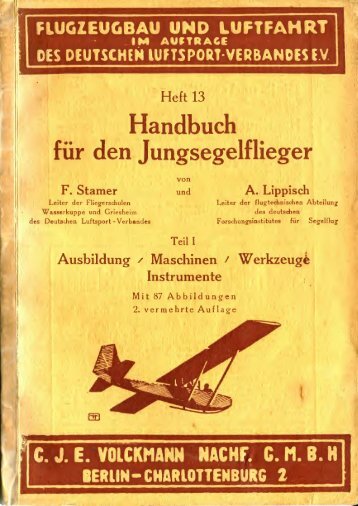 Handbuch für den Jungsegelflieger