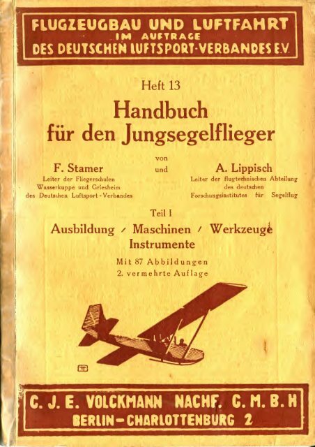 Handbuch für den Jungsegelflieger