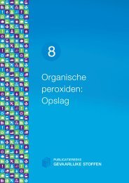 Organische peroxiden: Opslag - Publicatiereeks Gevaarlijke Stoffen