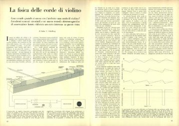 La fisica delle corde di violino - Kataweb