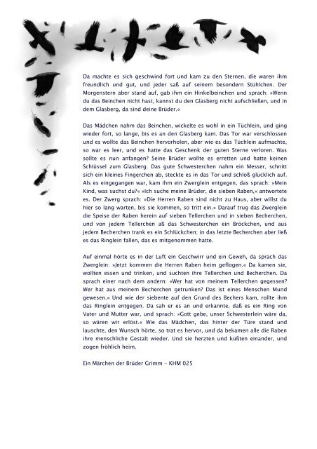 DIE SIEBEN RABEN DIE SIEBEN RABEN