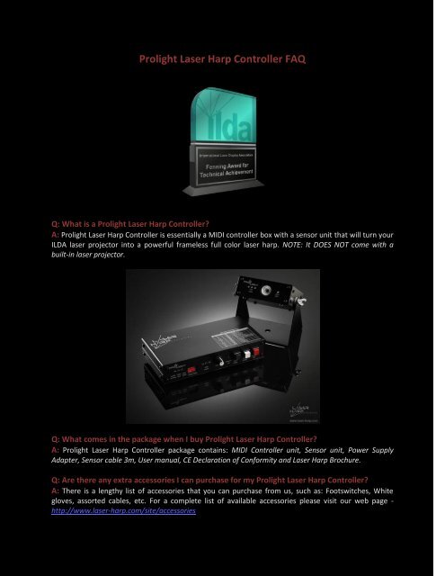 Buy A Harp >> Prolight Laser Harp Controller Faq Collimated Com Buy A Harp >> Prolight Laser Harp Controller Faq Collimated Com