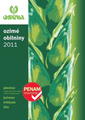 ozimé obilniny 2011 - OSEVA Bzenec