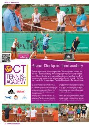 Patricio Checkpoint Tennisacademy » PDF zum ... - Patricio Travel