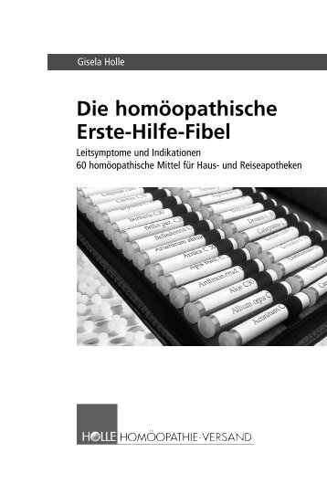 Homöopathie Fibel für die Erste Hilfe - Gisela Holle