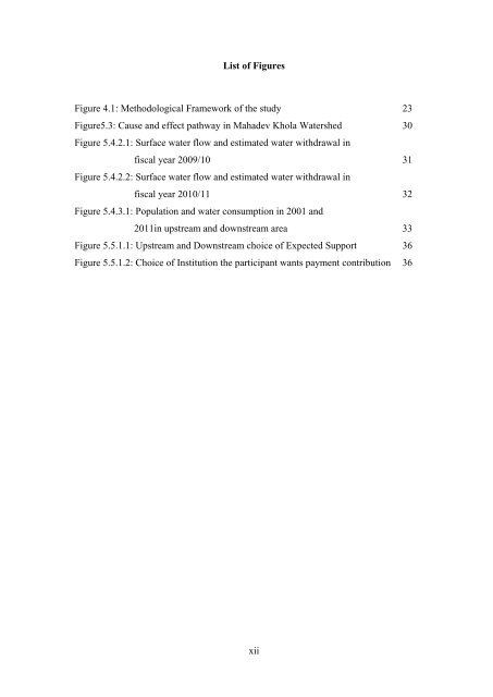 Scope of Payment for Ecosystem Services Mechanism for ... - icimod