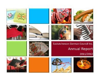 2011-2012 Annual Report - Saskatchewan German Council