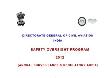 DGCA Surveillance Programme - 2012 - Directorate General of Civil ...