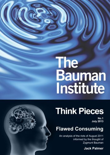 Flawed Consuming - The Bauman Institute - University of Leeds