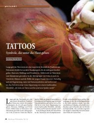 TATTOOS - Abenteuer Philosophie