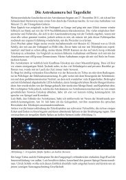 Die Astrokamera bei Tageslicht - Sternfreunde Breisgau eV