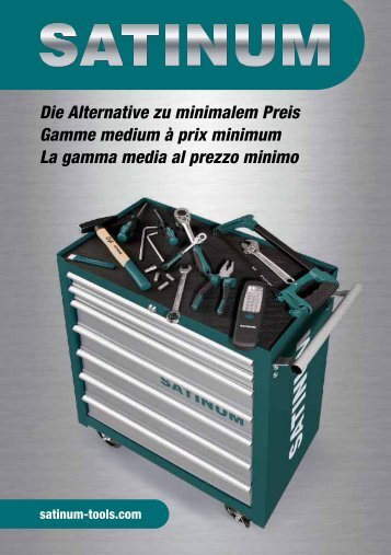 Die Alternative zu minimalem Preis Gamme ... - SATINUM tools