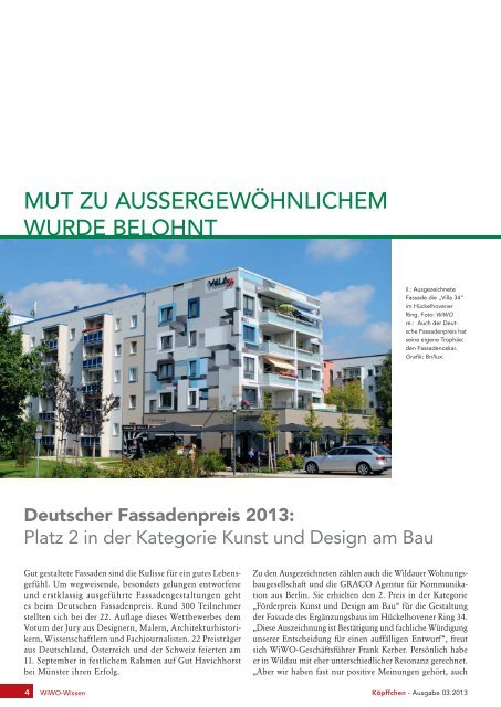 Grafik: Brillux - WiWO Wildauer Wohnungsbaugesellschaft