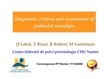 Diagnostic criteria - Convergences PP