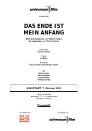 DAS ENDE IST MEIN ANFANG - Collina Filmproduktion