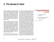 6. The Spread of Islam - Yale University