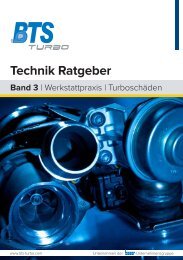 Technik Ratgeber Band 3 - Werkstattpraxis - BTS Turbo