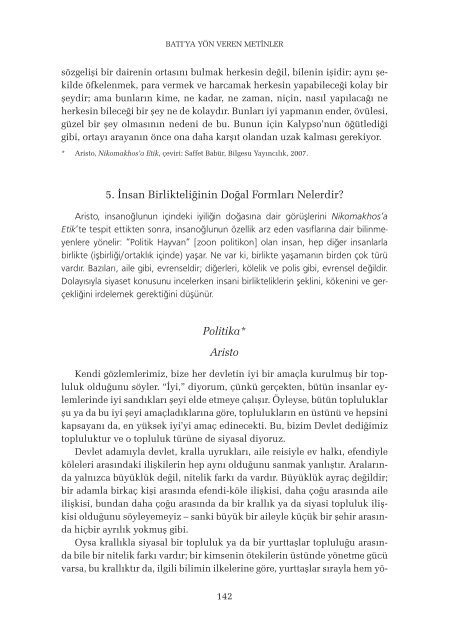 Cilt 1 Pdf - Batıya Yön Veren Metinler