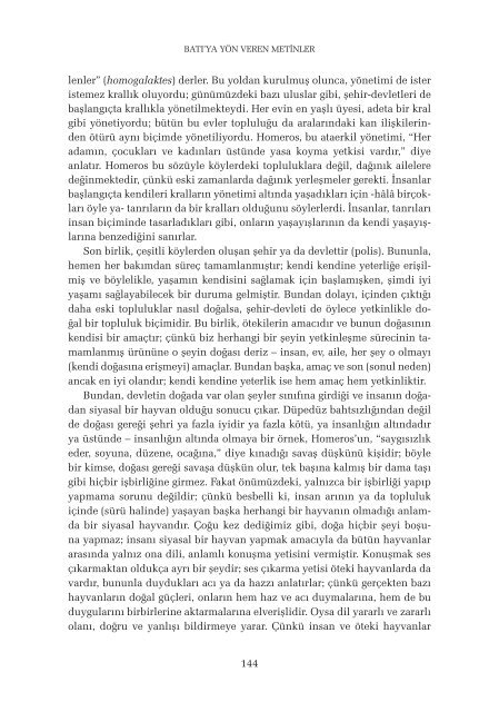 Cilt 1 Pdf - Batıya Yön Veren Metinler